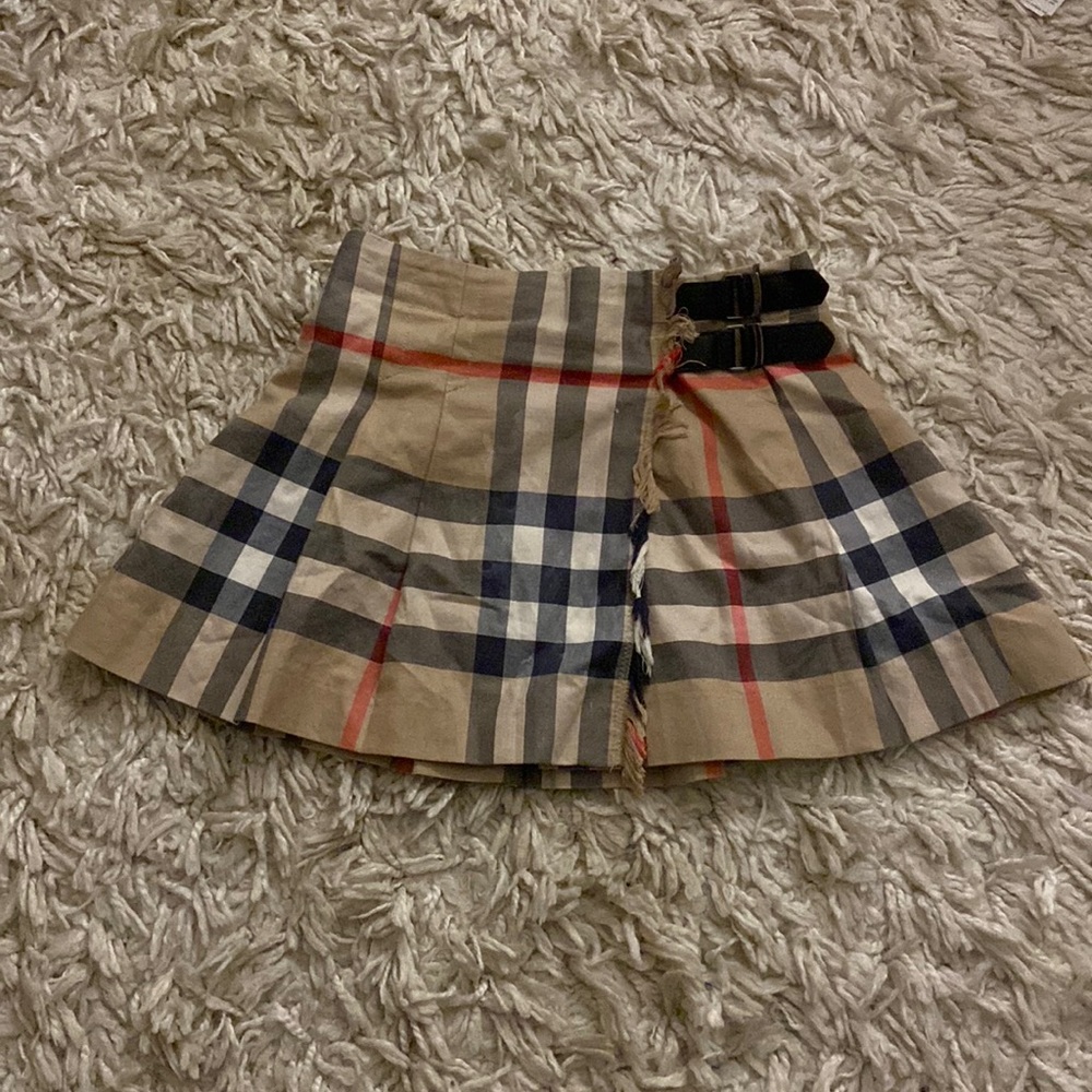 Burberry Plaid Skirt